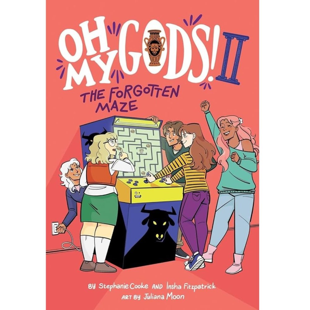 FREE*❤️new Oh My Gods! 2: The Forgotten Maze hardcover book Fitzpatrick Cooke